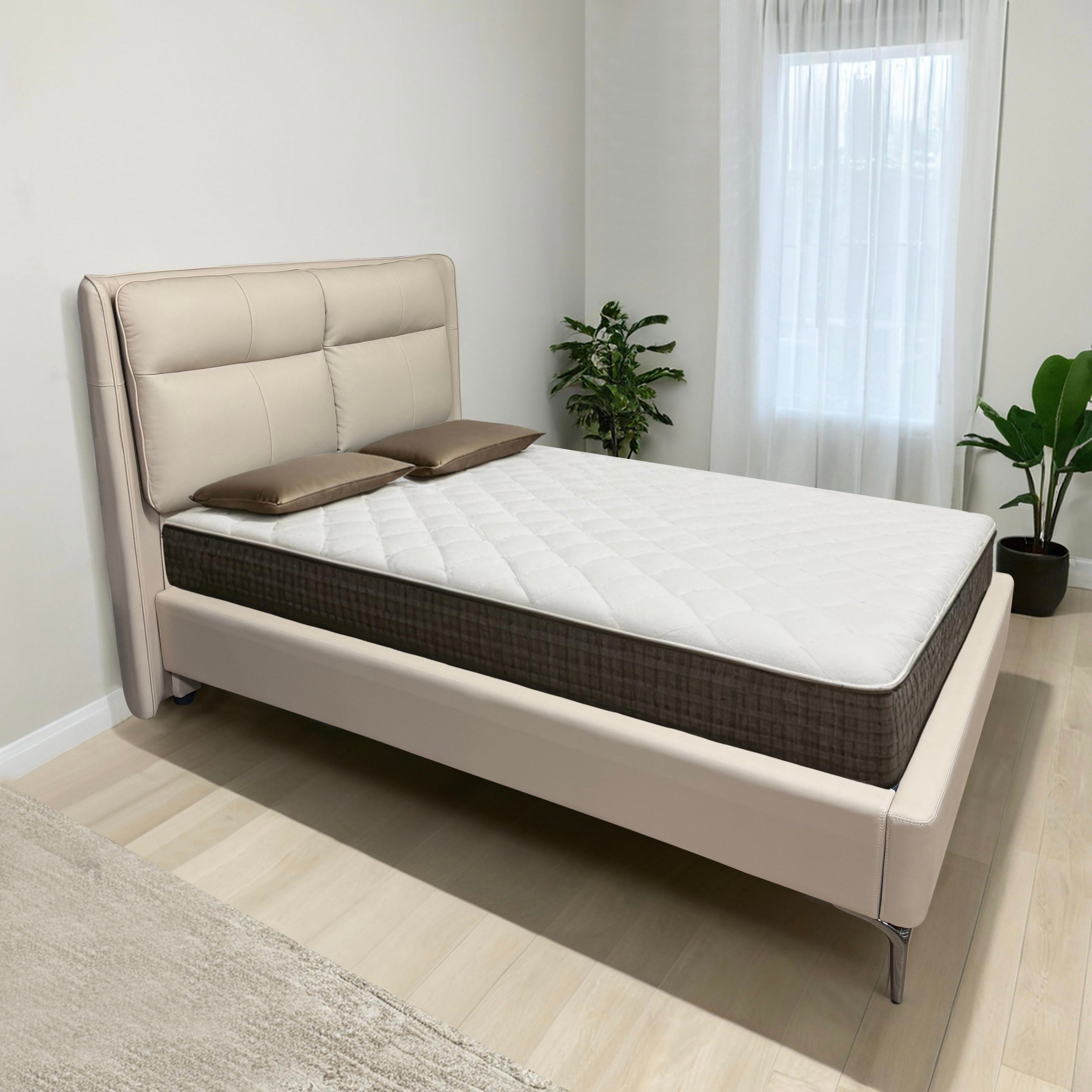 (陳列品) 柔韻皮床架