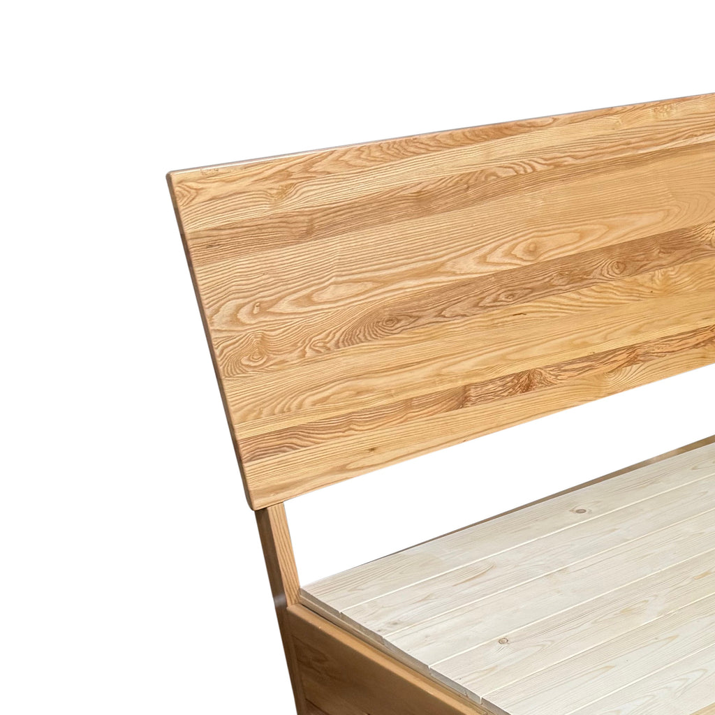 (陳列品)實木柜桶連油壓儲物床架