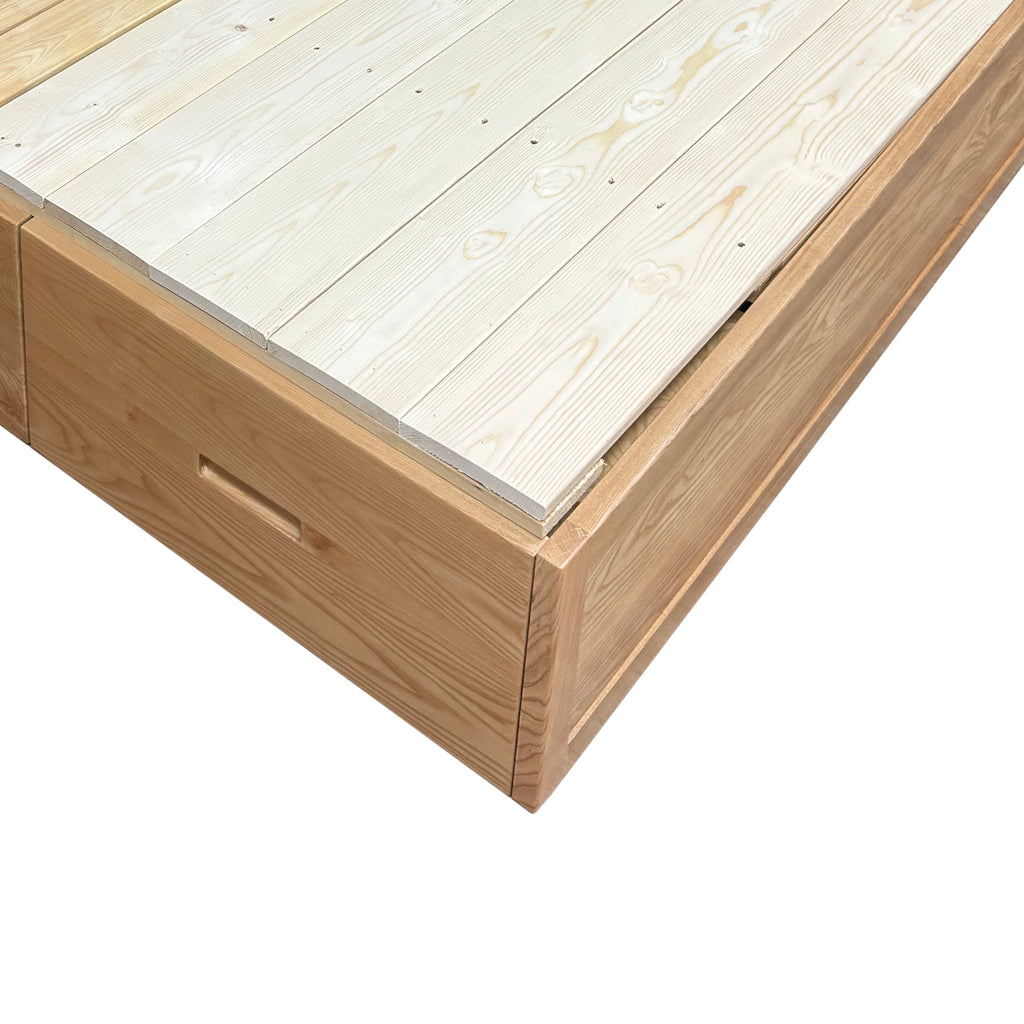 (陳列品)實木柜桶連油壓儲物床架