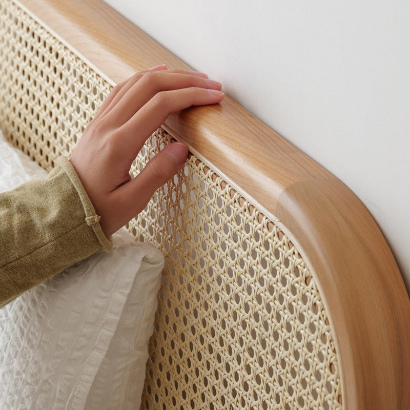 Rattan 雙人床