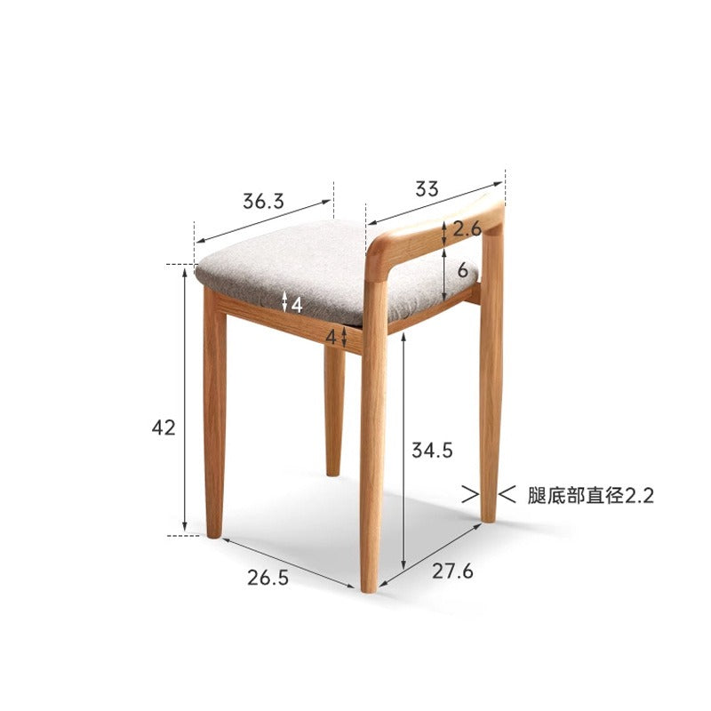 Raccogli 軟包化妝凳