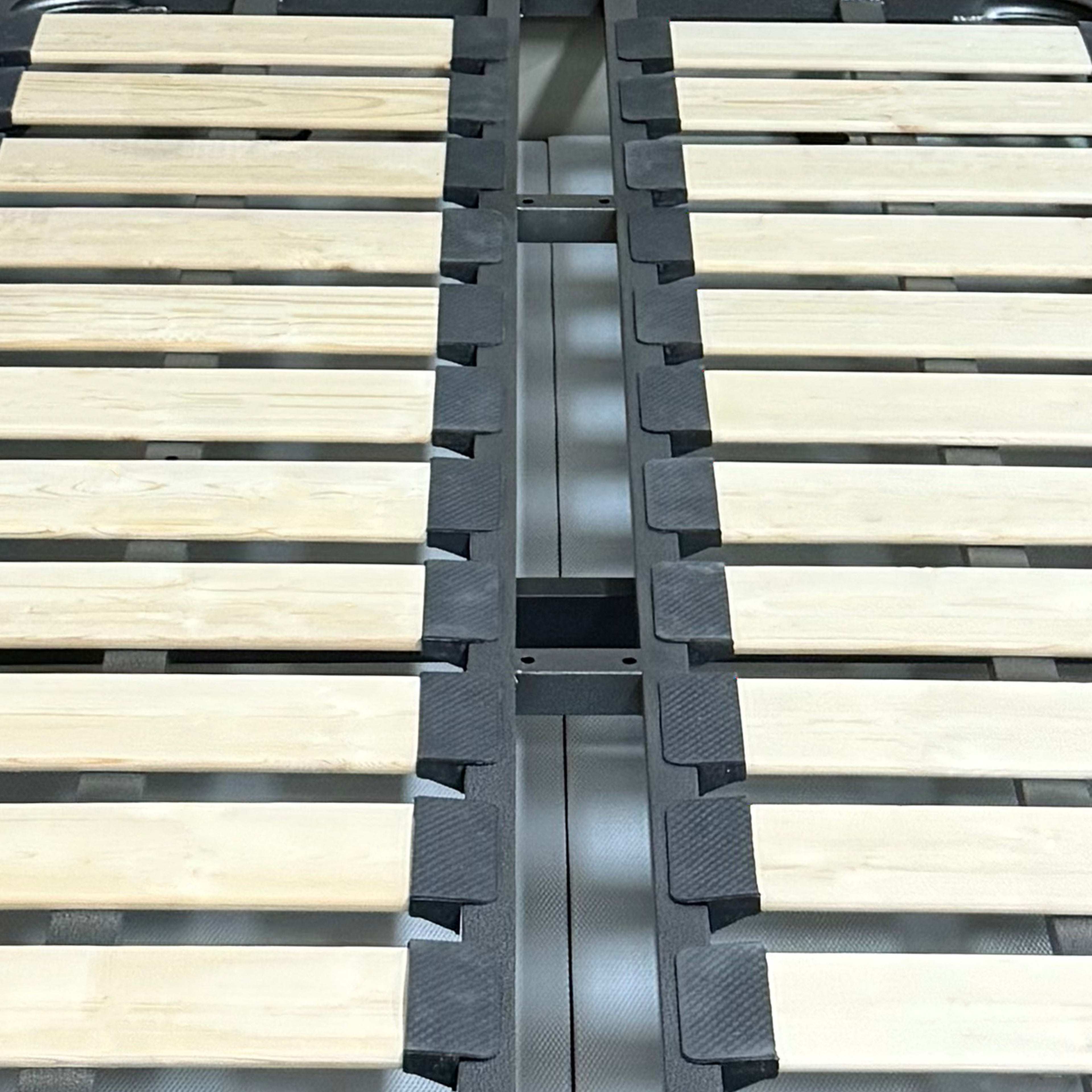 (陳列品)鋼腳皮床架