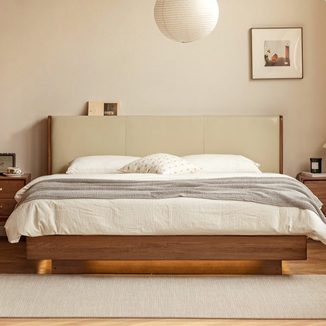 Stary leather bedside hydraulic bed