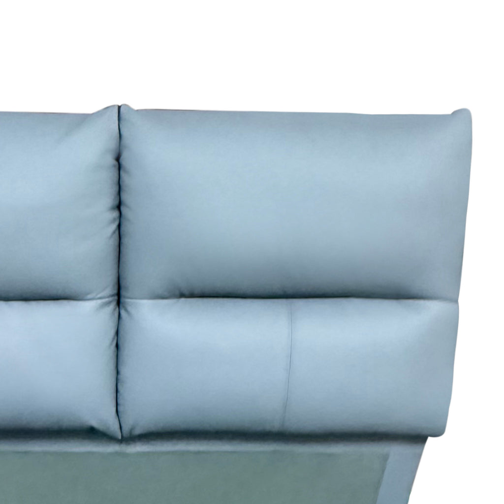 (陳列品)雅灰皮面床