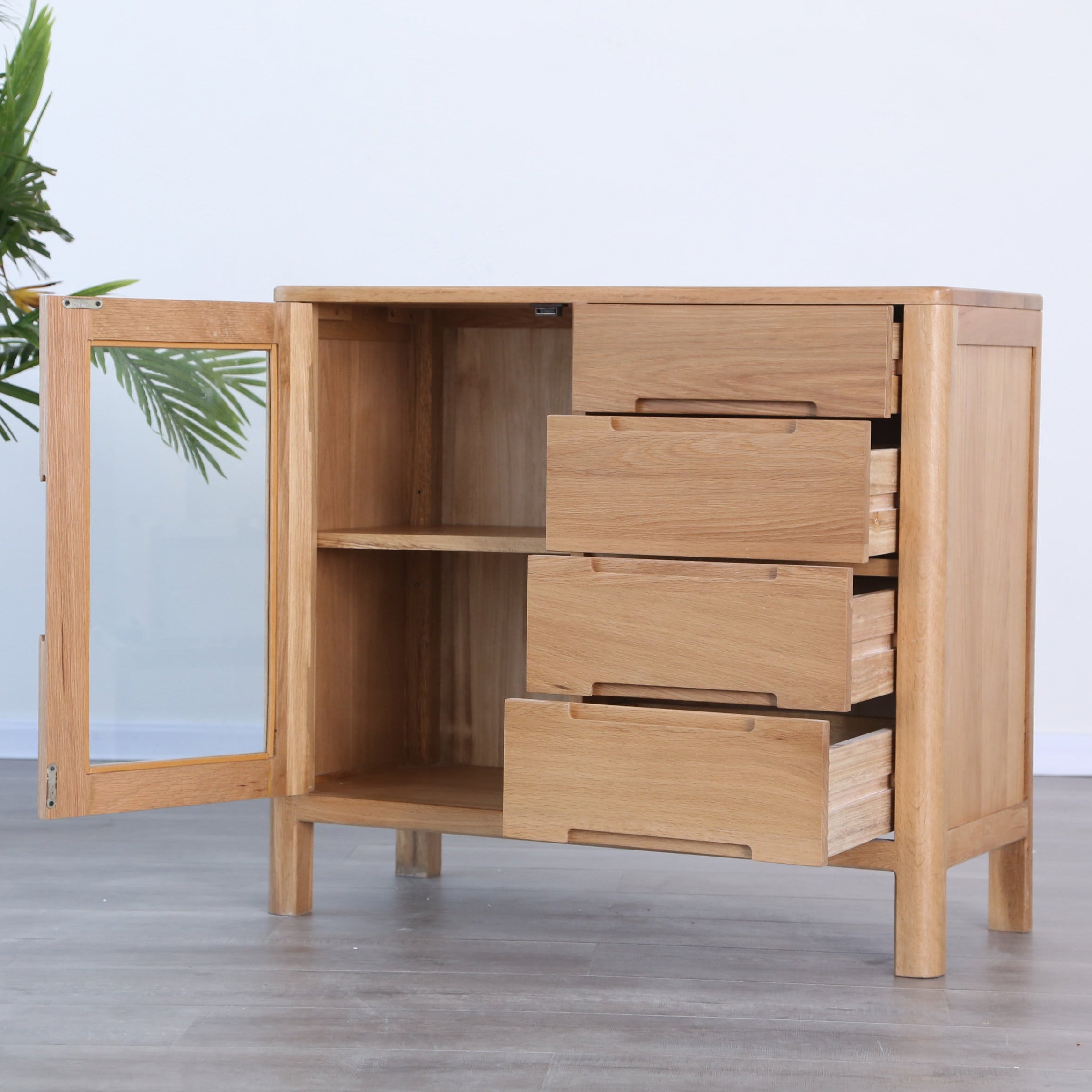 Rennen一門四抽餐邊櫃