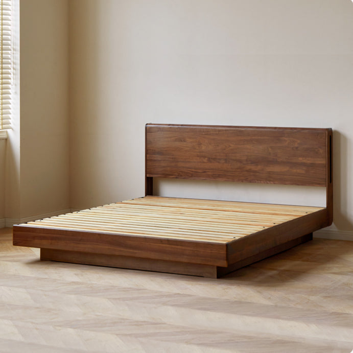 Galaxy walnut hydraulic bed