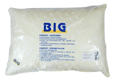 BIG White Goose Down Pillow