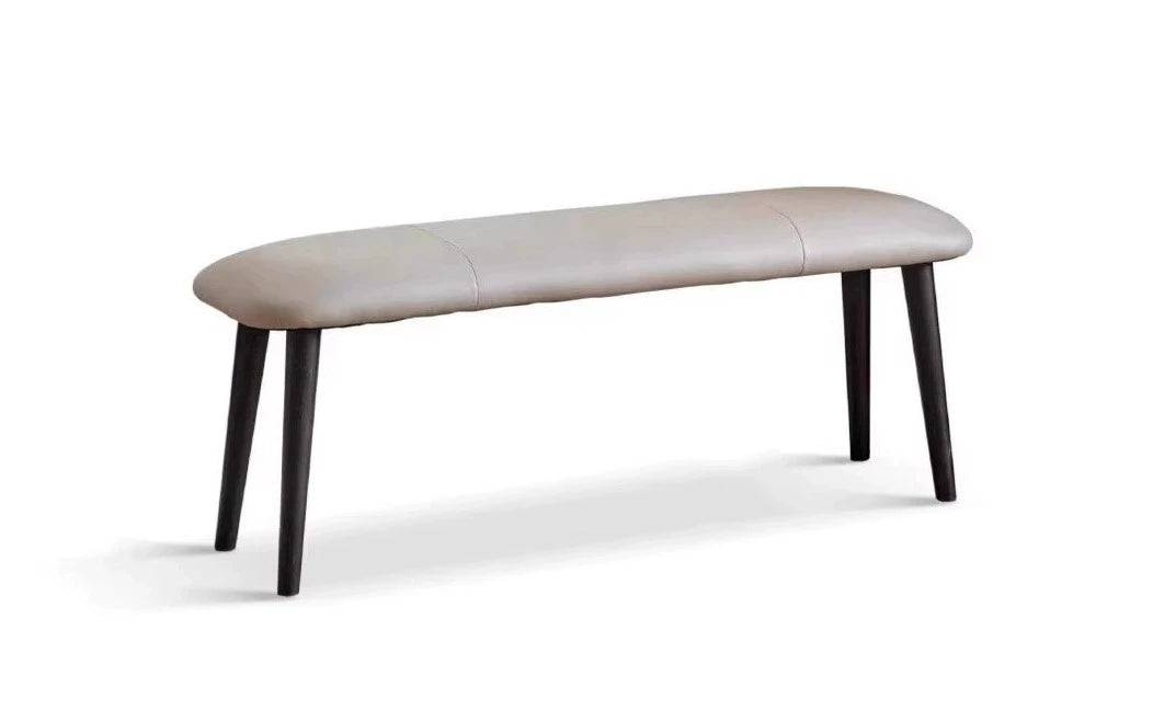 Smoky Dark Upholstered Bench