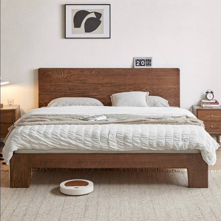 Rotterdam oak solid wood bed frame (can be customized)