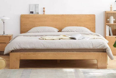 Rotterdam oak solid wood bed frame (can be customized)