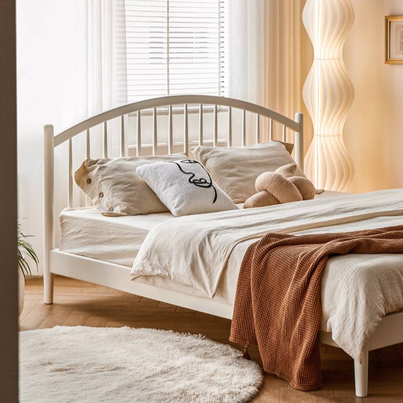 White Lily solid wood bed frame