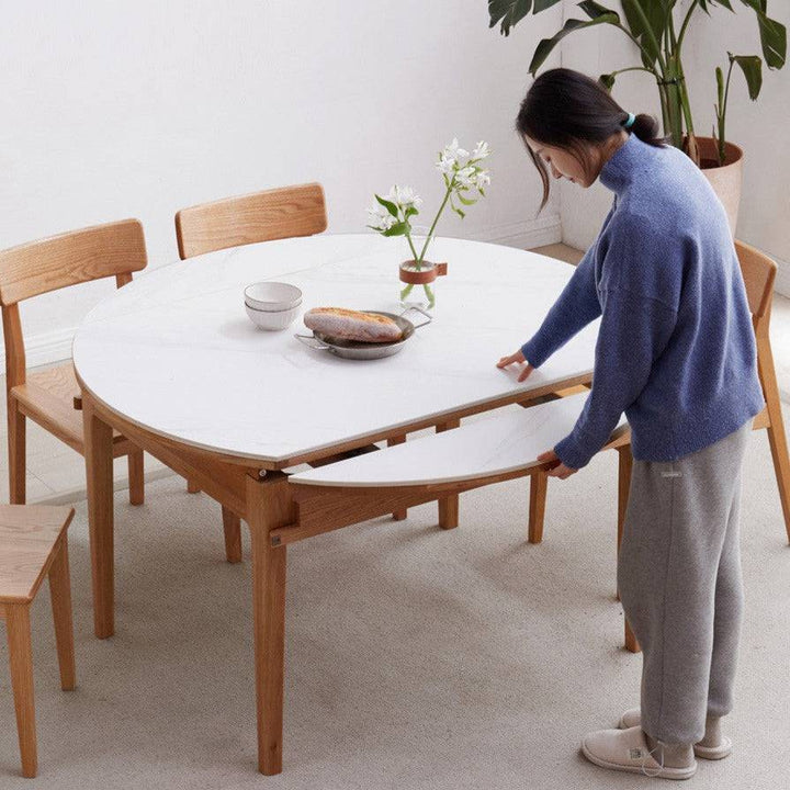 Rocky Adjustable Round Dining Table