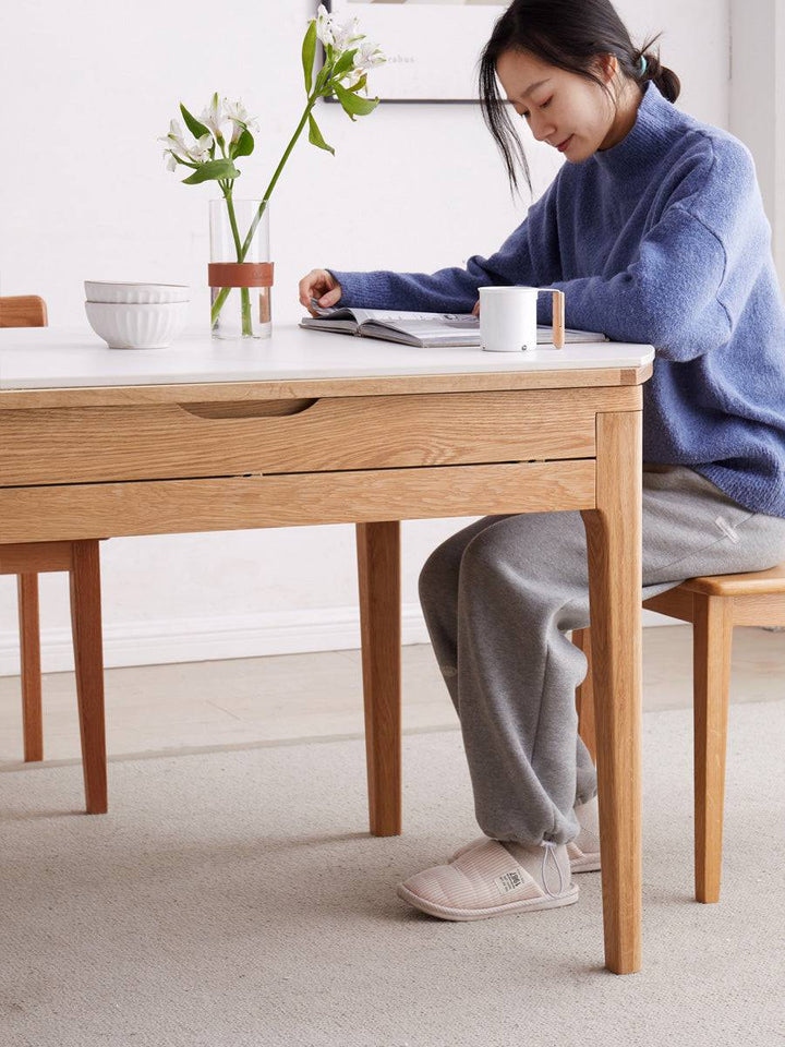 Rocky Adjustable Round Dining Table