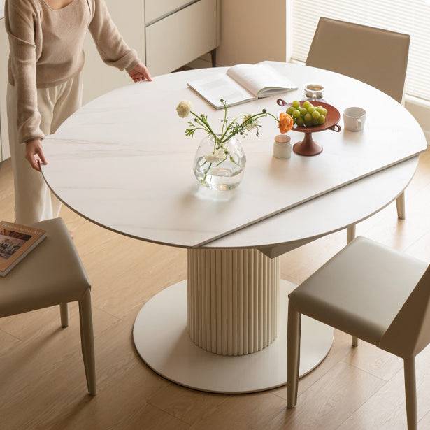 Yaba Round Extendable Dining Table