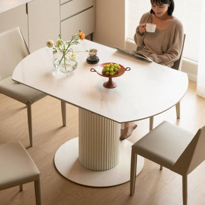 Yaba Round Extendable Dining Table