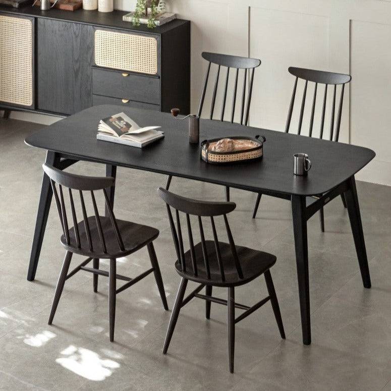 Smoky Dark Dining Table