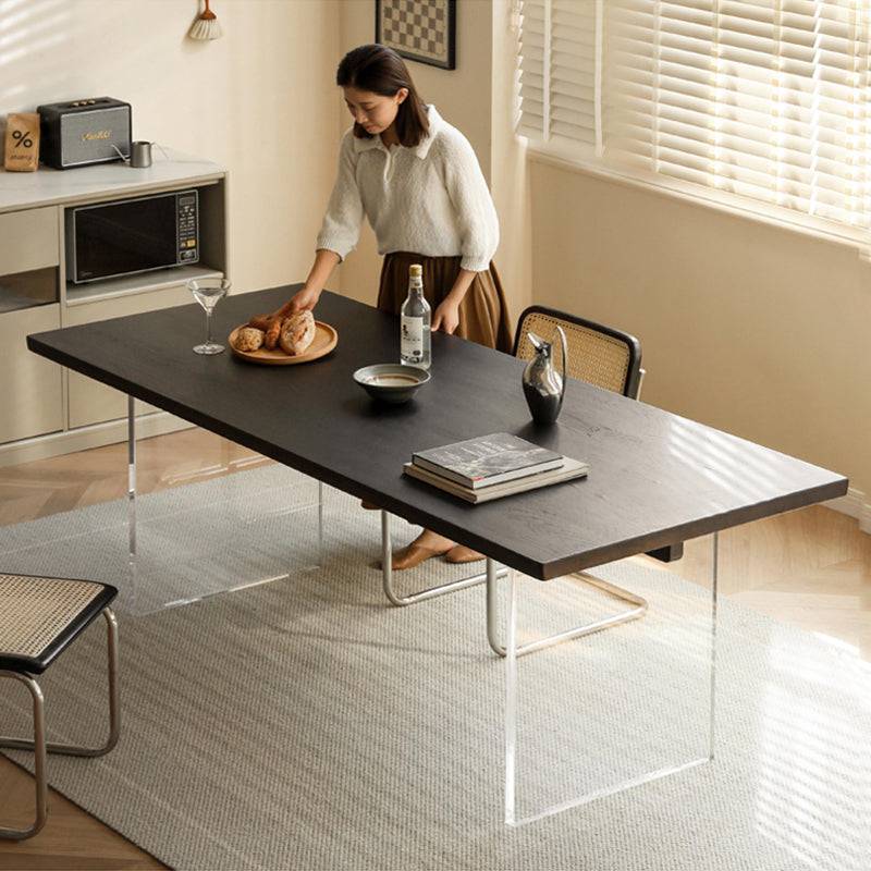 Smoky Dark Floating Dining Table