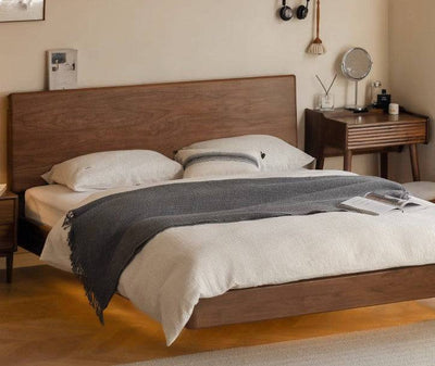 Hval solid wood Floating Bed