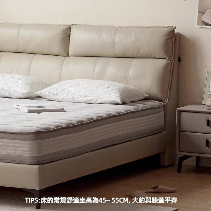 Isabel Extra Large Leather Bed