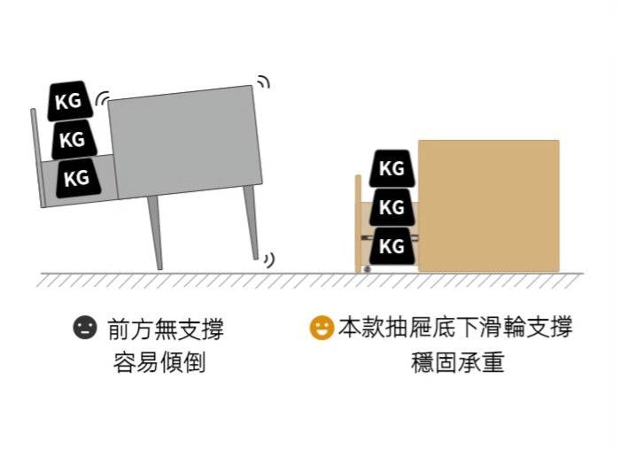 Maxi 座地實木電視櫃(內置LED燈)