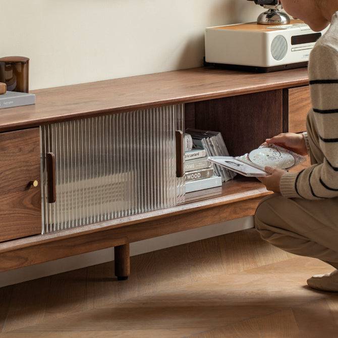 Toronto Walnut Wood TV Cabinet