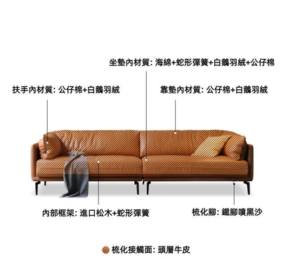 Maddie Leather Sofa