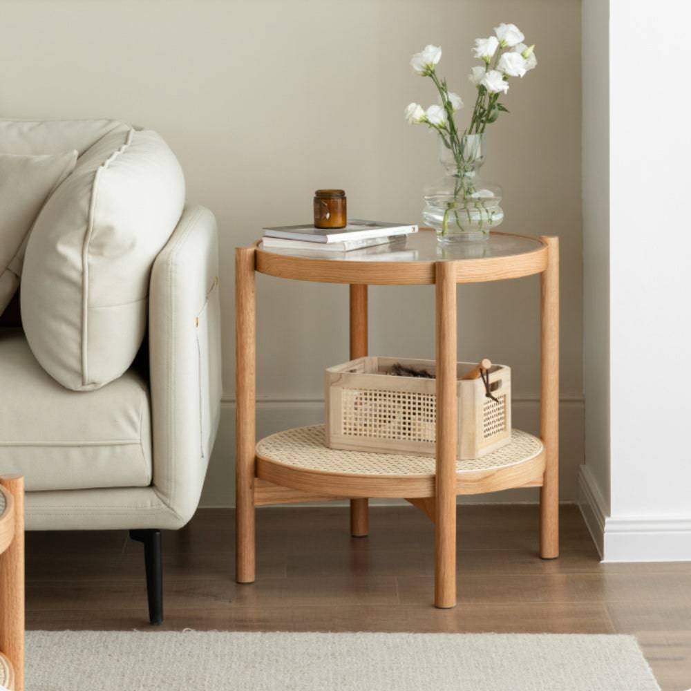 Rattan combination coffee table