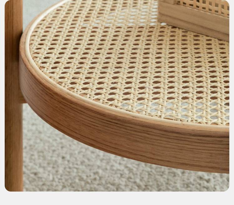 Rattan combination coffee table