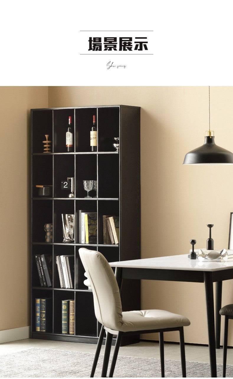 Smoky Dark Rattan Bookshelf  