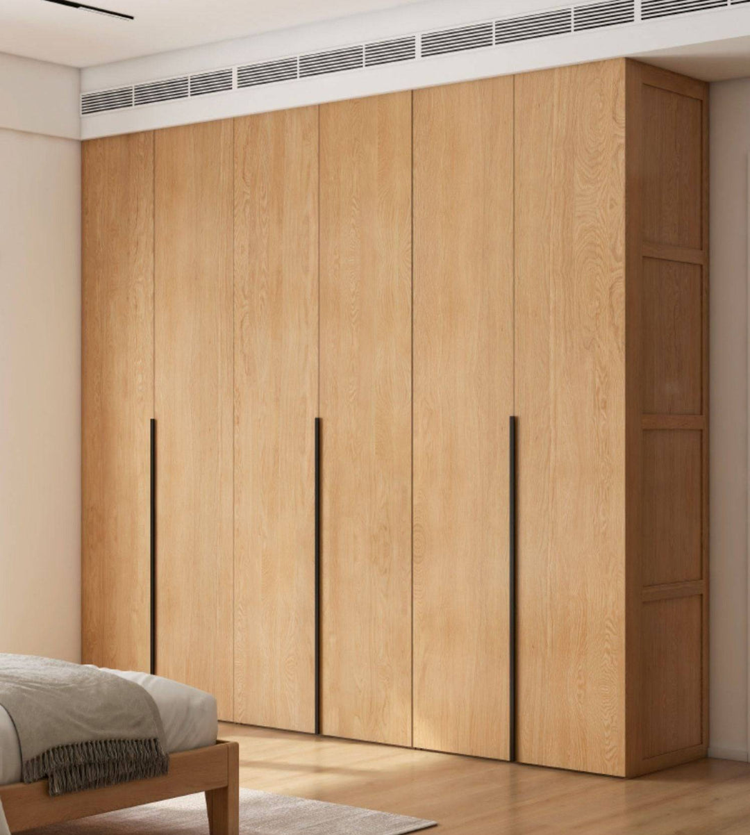 Victor solid wood combine wardrobe