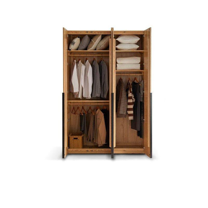 Victor solid wood combine wardrobe