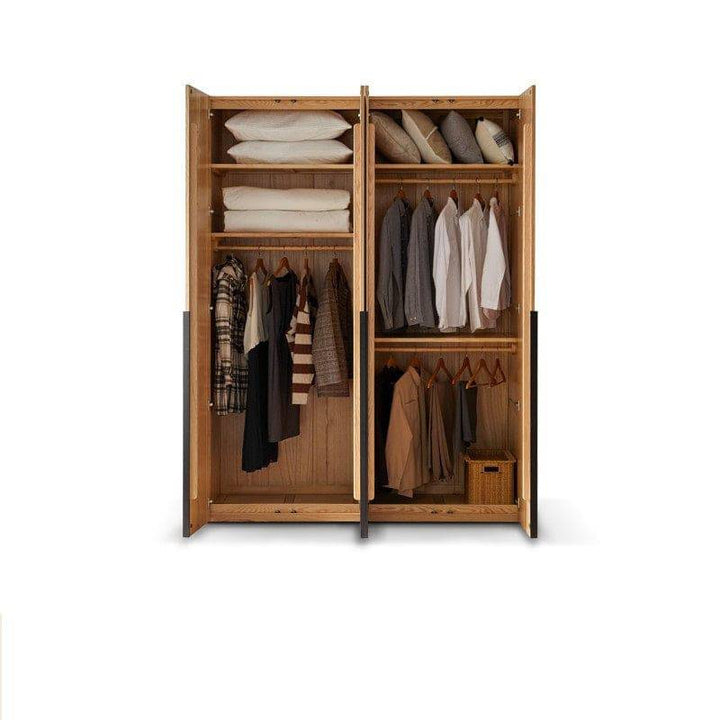 Victor solid wood combine wardrobe